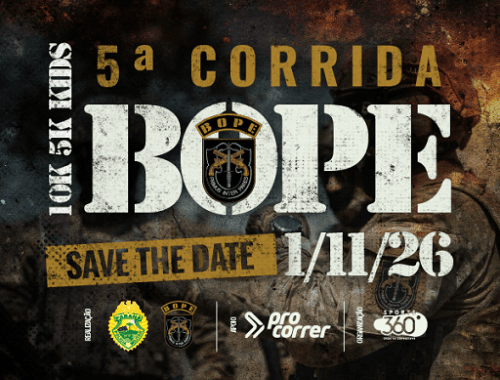 5ª Corrida do BOPE 2026: Inscrições e Percurso em São José dos Pinhais