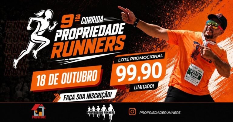 Corrida do 9º Aniversário da Propriedade Runners