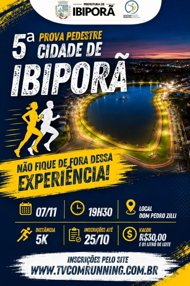 5ª Prova Pedestre Cidade de Ibiporã Pr