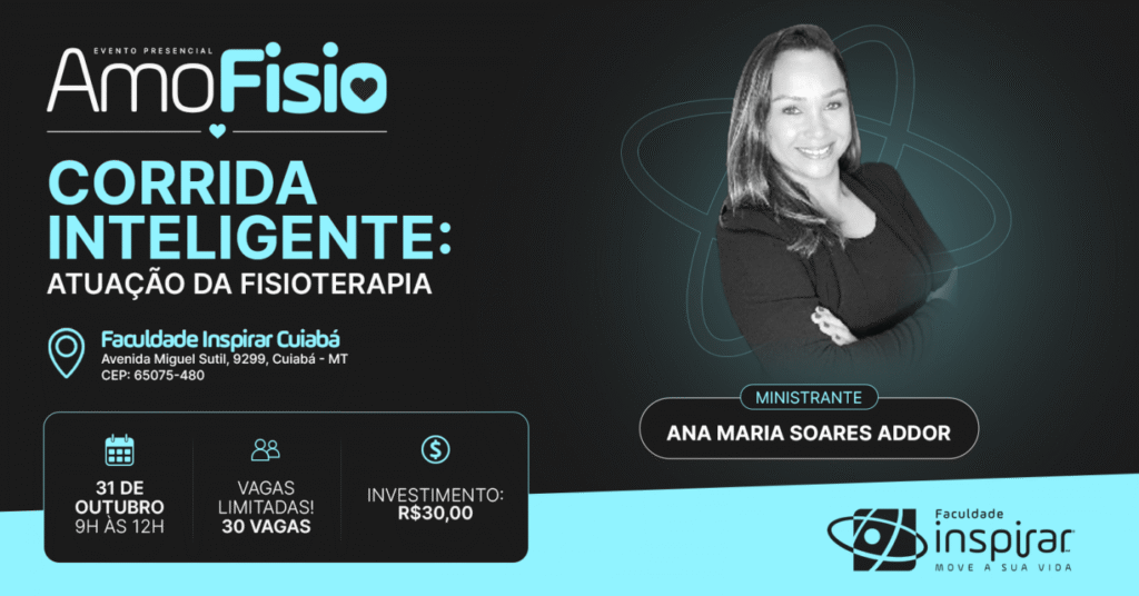 Amofisio: Corrida Inteligente – Atuação da Fisioterapia 2026: Workshop e Educação em Cuiabá