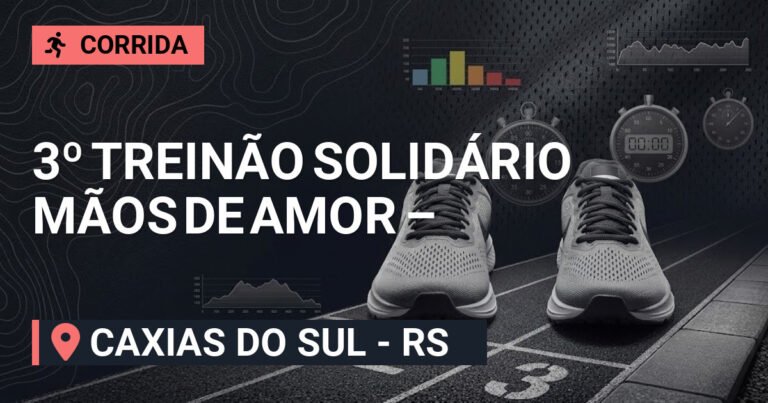 3º Treinão Solidário Mãos de Amor – Sicoob Resta 1