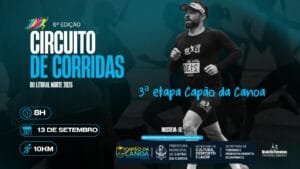Circuito de Corridas do Litoral Norte 2026: 3ª Etapa em Capão da Canoa