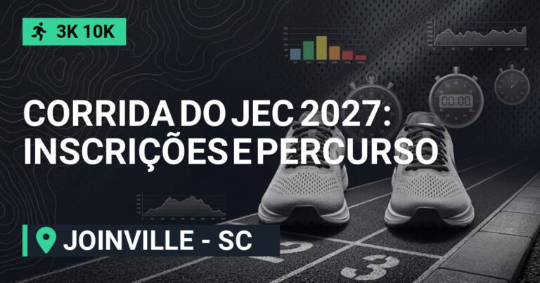 Corrida do JEC 2027: Inscrições e Percurso em Joinville