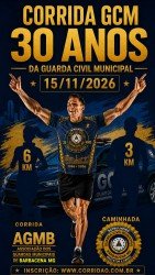 Corrida GCM Barbacena 30 Anos da Guarda Civil Municipal