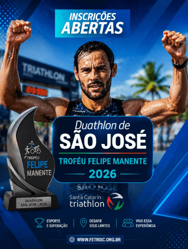 Duathlon São José – Troféu Felipe Manente 2026: Inscrições e Percurso em São José