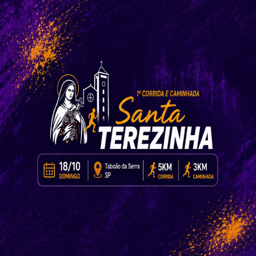I Corrida e Caminhada Santa Terezinha 2026: Inscrições em Taboão da Serra