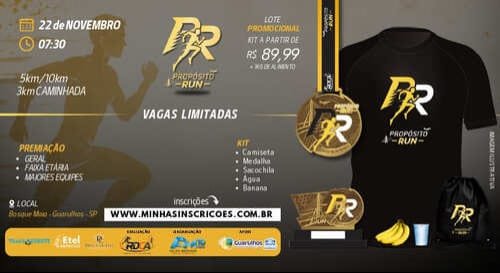 Proposito Run: Inscrições e Percurso em Guarulhos