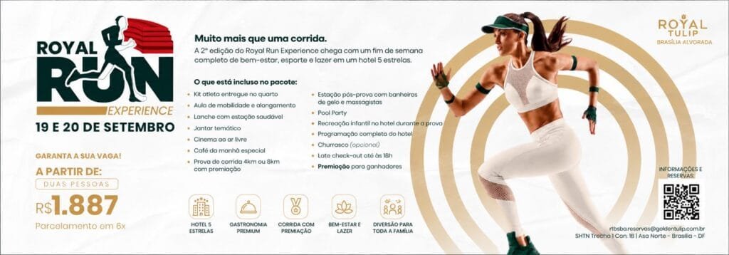 Royal Run Experience 2026: Inscrições e Percurso em Brasília