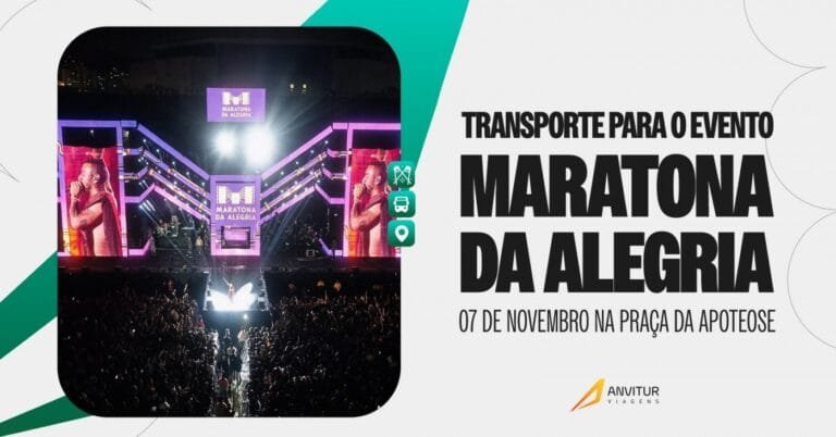 Transporte Anvitur para Maratona da Alegria 2026: Logística e Transporte em Rio de Janeiro