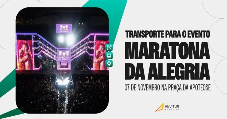 Transporte Anvitur para Maratona da Alegria 2026: Logística e Transporte em Rio de Janeiro