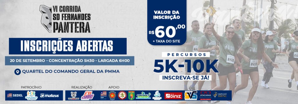 Vi Corrida Sd Fernandes Pantera: Inscrições e Percurso em São Luís