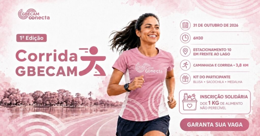 1ª Corrida Gbecam 2026: Inscrições e Percurso em Brasília