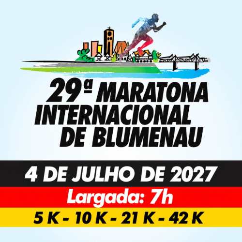 29ª Maratona Internacional de Blumenau 2027: Inscrições e Percurso em Blumenau