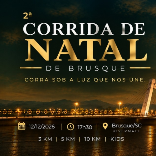 2ª Corrida de Natal de Brusque: Inscrições e Percurso em Brusque