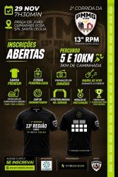 2ª Corrida Rústica em Comemoração aos 21 Anos da 13ª RPM PMMG X Fitness Squad 2026: Inscrições e Percurso em Barbacena