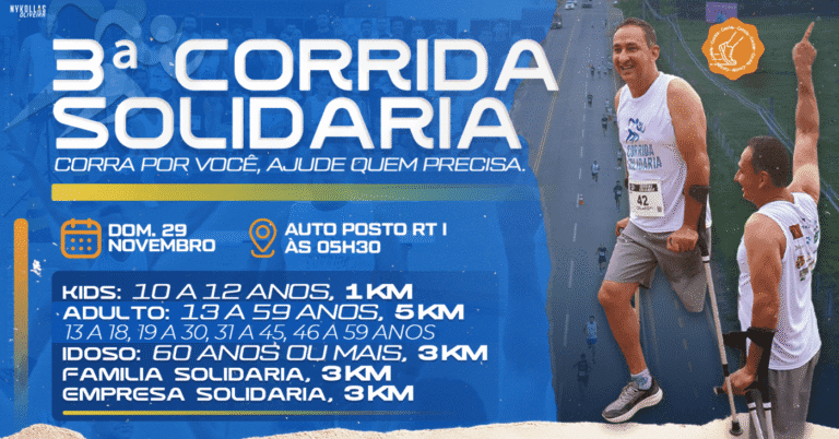 3ª Corrida Solidária de São Miguel do Guaporé 2026: Inscrições e Percurso em São Miguel do Guaporé