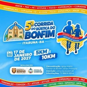 5ª Corrida Rústica do Bonfim 2027: Inscrições e Percurso em Itabuna