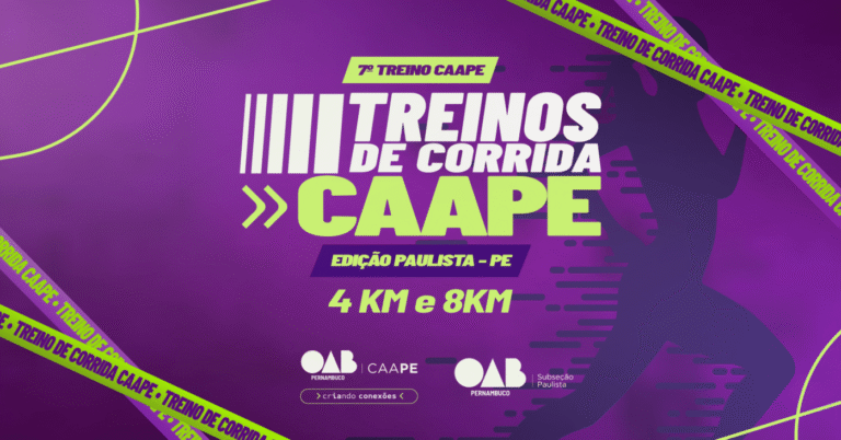 7º Treino de Corrida CAAPE Edição Paulista: Inscrições e Percurso em Paulista