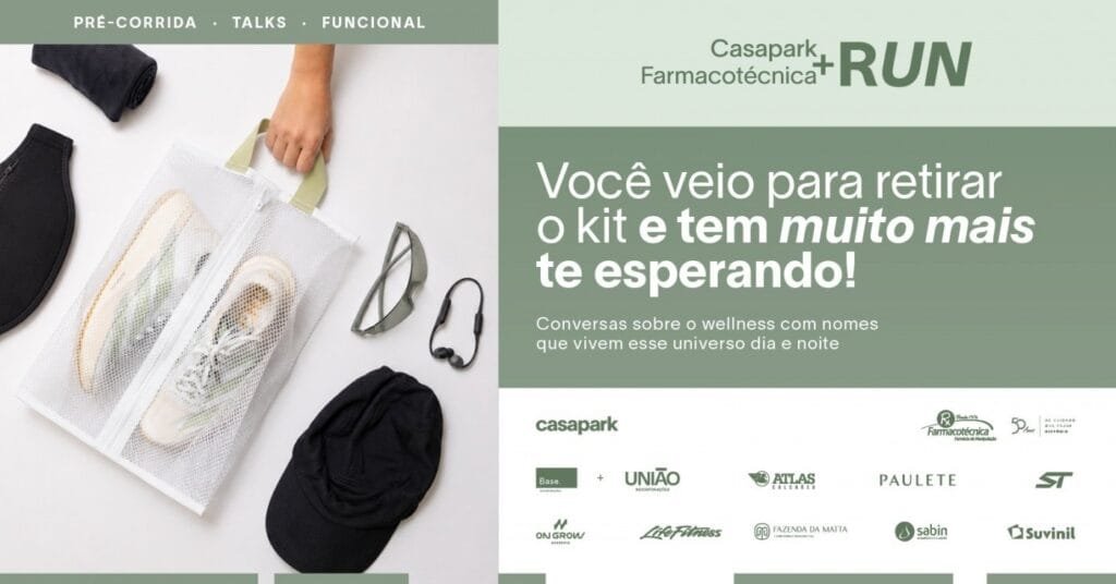 Casapark Talks Pré-Corrida 2026: Inscrições e Programação em Brasília