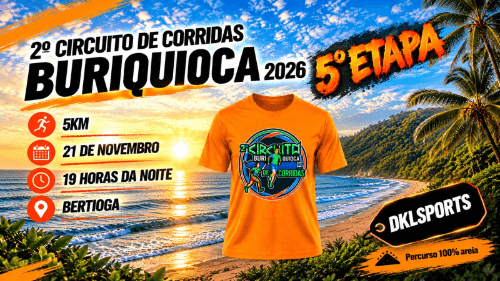 Circuito Buriquioca de Corrida 5ª Etapa Night 2026: Inscrições e Percurso em Bertioga