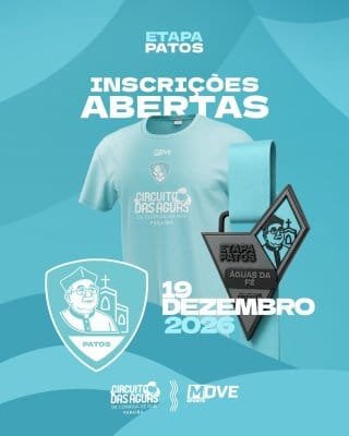 Circuito das Águas – Patos 2026: Inscrições e Percurso em Patos
