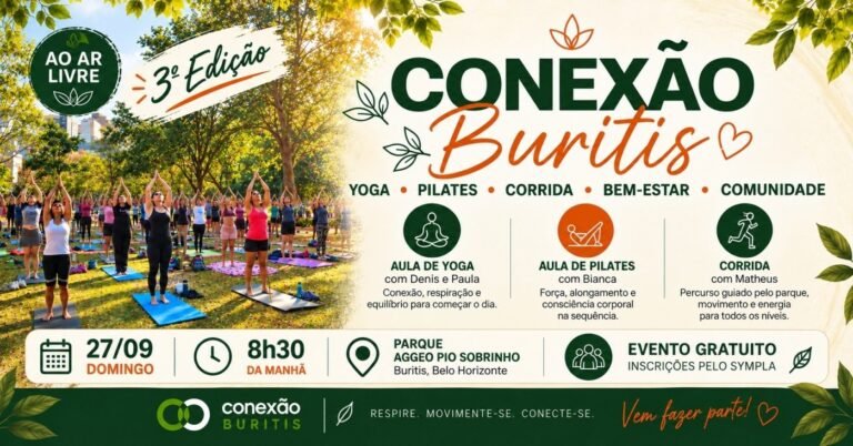 Conexão Buritis 2026: Saúde e Bem-Estar em Belo Horizonte