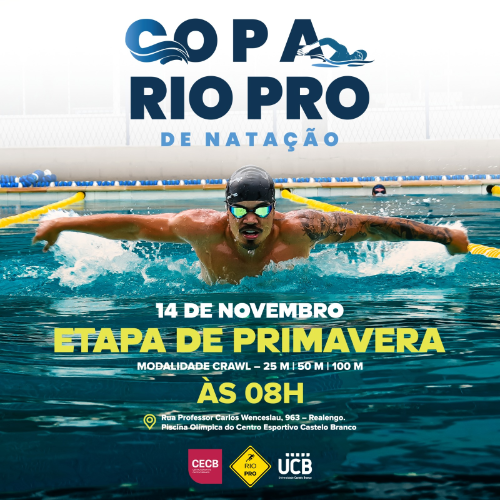 Copa Rio pro de Natação Etapa Primavera 2026: Inscrições e Percurso em Rio de Janeiro