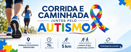 Corrida Juntos pelo Autismo: Inscrições e Percurso em Indaiatuba