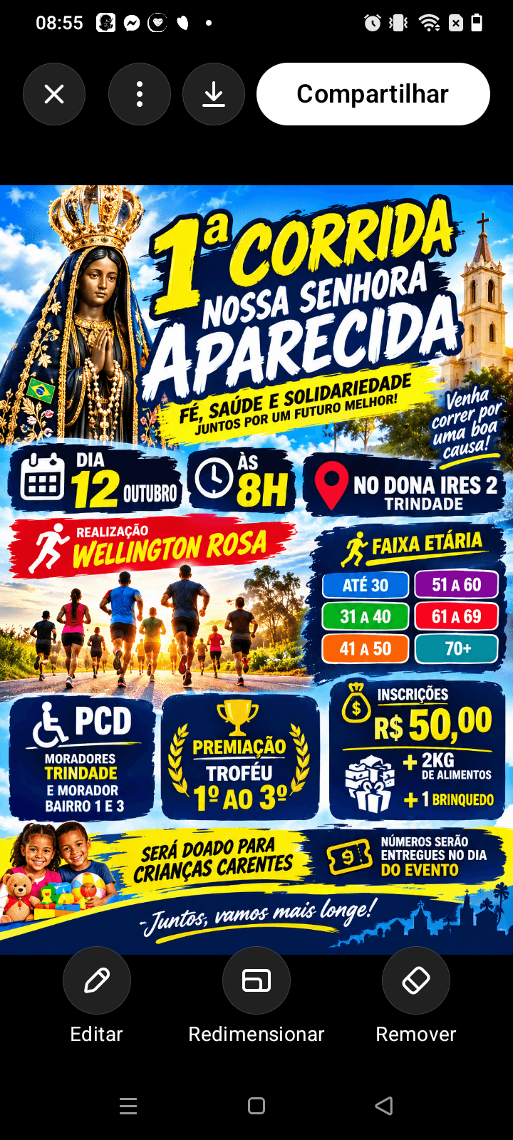 Corrida Nossa Senhora Aparecida Trindade 2026: Inscrições e Percurso em Trindade