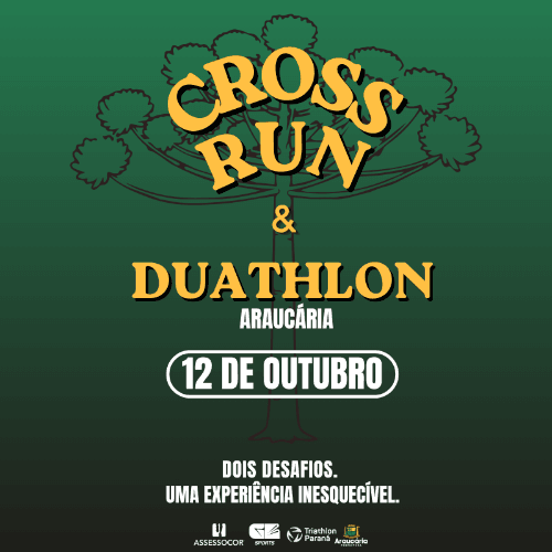 Cross Run e Duathlon Araucária 2026: Inscrições e Percurso em Araucária
