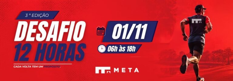 Desafio 12 Horas Meta Assessoria Esportiva 2026: Inscrições em Xangri-Lá