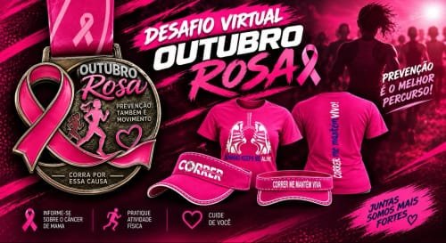 Desafio Outubro Rosa 2026: Inscrições e Percurso Virtual