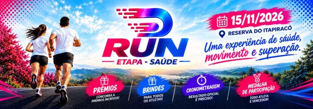 Dm RUN Etapa Saúde 2026: Inscrições e Percurso em São Luís