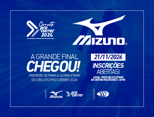 Final do Circuito Procorrer 2026 – Mizuno: Inscrições e Percurso em Curitiba