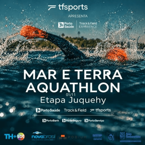 Mar e Terra Aquathlon Track & Field Experience 2026: Inscrições e Percurso em São Sebastião