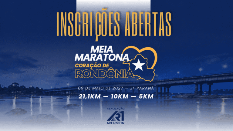 Meia Maratona Coração de Rondônia 2027: Inscrições e Percurso em Ji-Paraná