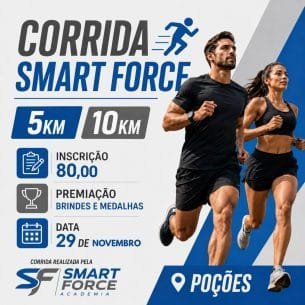 Smart Force Run 2026: Inscrições e Percurso em Poções