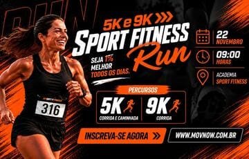Sport Fitness Run 2026: Inscrições e Percurso em Rio Rufino