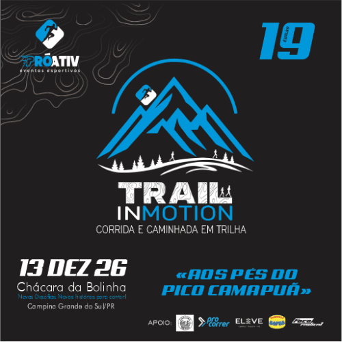 Trail In Motion 19 – Chácara da Bolinha 2026: Inscrições e Percurso em Campina Grande do Sul