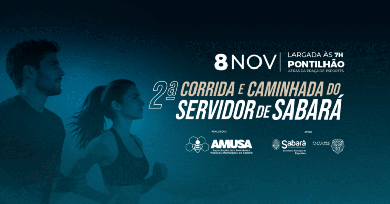 2ª Corrida e Caminhada do Servidor Público Municipal de Sabará 2026: Inscrições e Percurso em Sabará