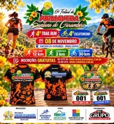 4 Trail Run de Santana do Garambéu e 4 Cicloturismo 2026: Inscrições e Percurso em Santana do Garambéu