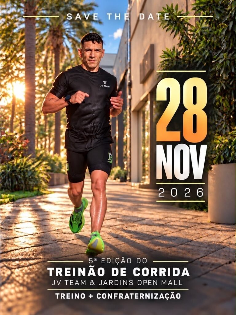 5ª Edição Treinão de Corrida Jv Team & Jardins Open Mall: Inscrições e Percurso em Fortaleza