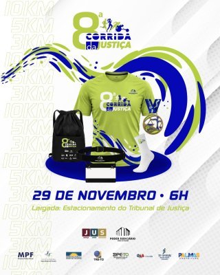 8ª Corrida da Justiça da Acessibilidade e Inclusão TJTO 2026: Inscrições e Percurso em Palmas