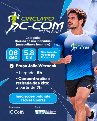 Circuito C-com – Etapa Final: Inscrições e Percurso em São José do Vale do Rio Preto