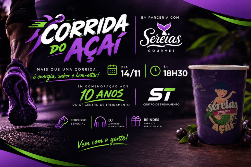 Corrida do Açaí 2026: Inscrições em Belém