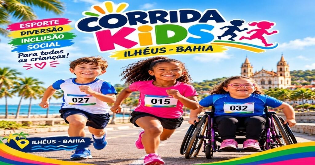 Corrida Kids Ilhéus 2026: Inscrições e Percurso em Ilhéus