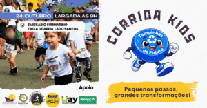 Corrida Kids Tampinhas do Futuro 2026: Inscrições e Percurso em Santos