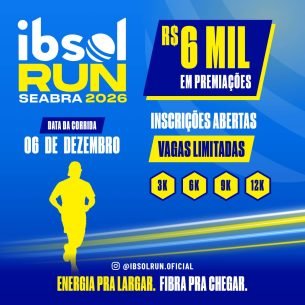 Ibsol Run 2026: Inscrições e Percurso em Seabra