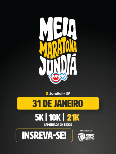 Meia Maratona Sorvetes Jundia 2027: Inscrições e Percurso em Jundiaí