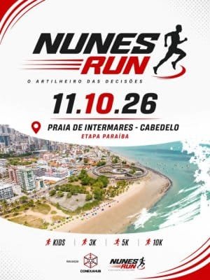Nunes Run 2026 Etapa Cabedelo: Informações e Percurso em Cabedelo